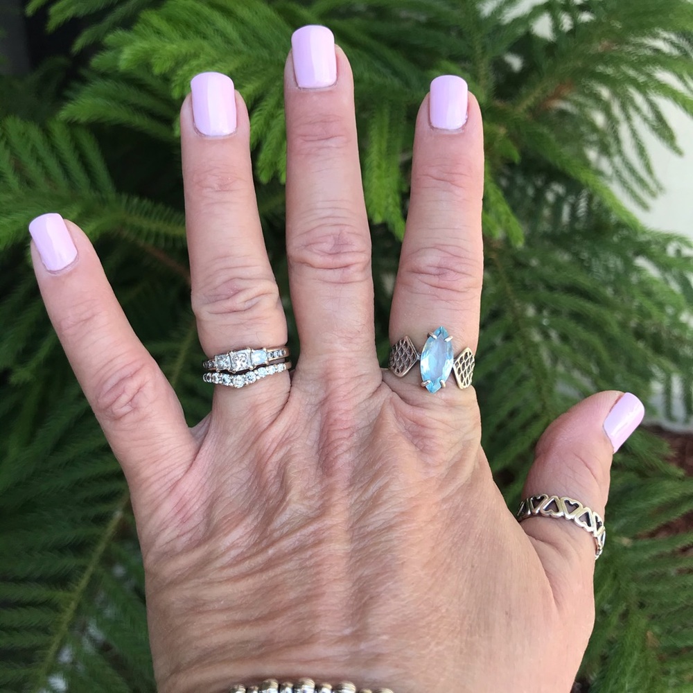 925 Aquamarine Ring - Picture 5 of 8